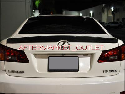 Carbon fiber rear trunk spoiler wing for 06 07 08-11 lexus is250 is350 is-f isf