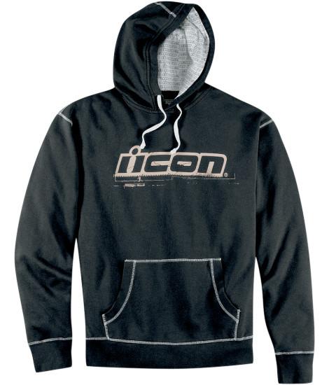 Icon county hoody mens sweatshirt black xl extra large