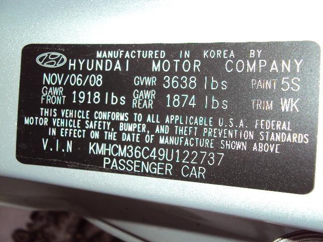 09 10 11 hyundai accent automatic transmission 1.6l dohc cvvt