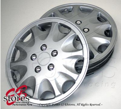 15" inches hubcap style#028a- 4pcs set of 15 inch wheel rim skin cover hub caps