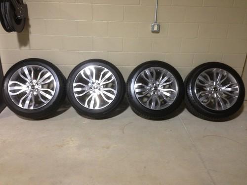 2014 range rover sport supercharged 21" wheels and tires oem new