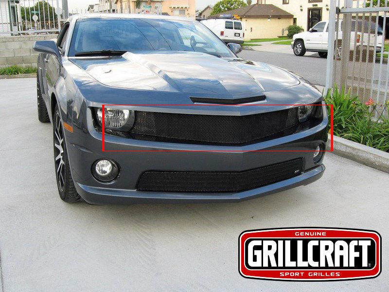 2010-2013 chevy camaro ss/ls/lt/rs grill grillcraft upper black grille