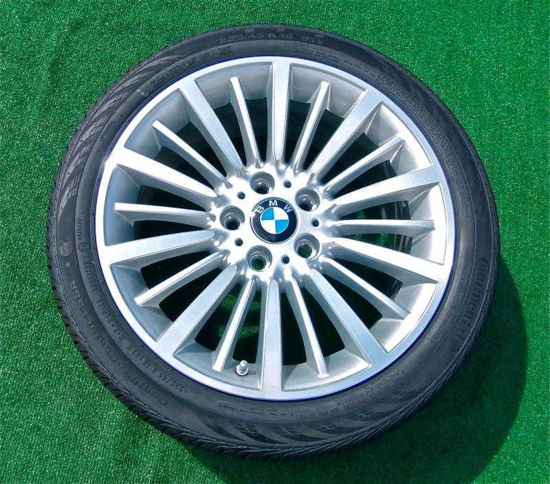 2013 oem bmw 335i style 416 18 multi-spoke sport wheels runflat tires tpms 328i