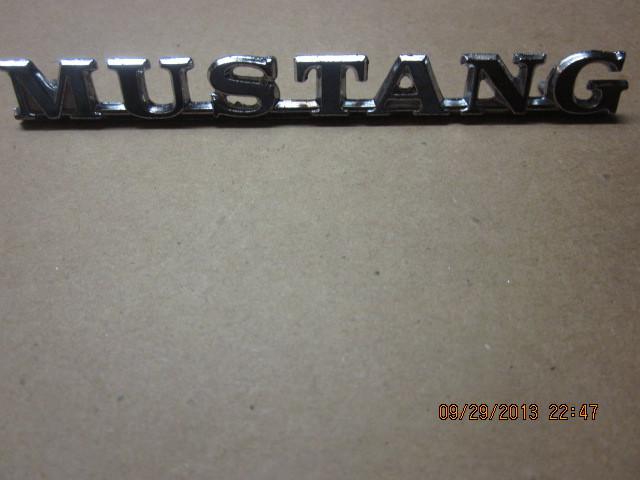 1965 ford mustang name plate 