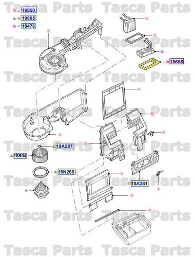 New oem heater seal 2006-2010 explorer & mountaineer & 2007-2010 sport trac