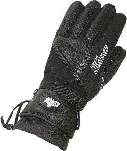 Choko cdi leather snowmobile gloves large