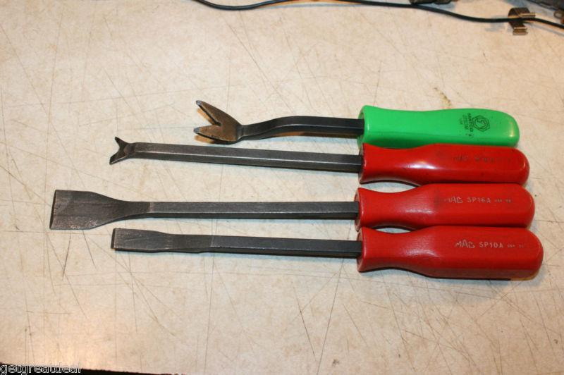 Mac tools matco tools scrapper door panel trim removal tool set red green handle