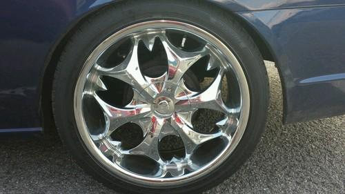 18 inch chrome rims and tires