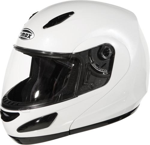 G-max gm44 motorcycle helmet pearl white small