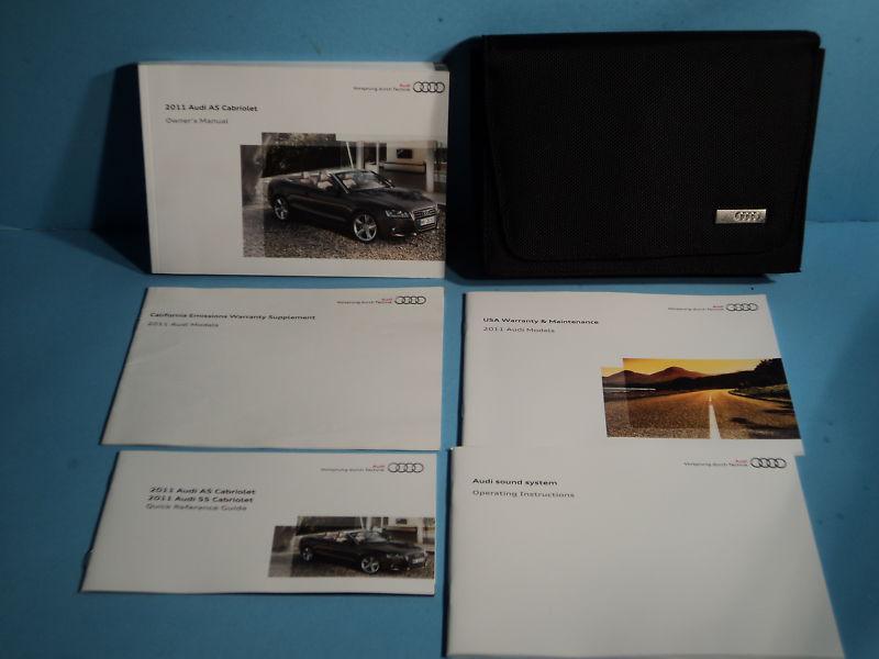 11 2011 audi a5 cabriolet owners manual 