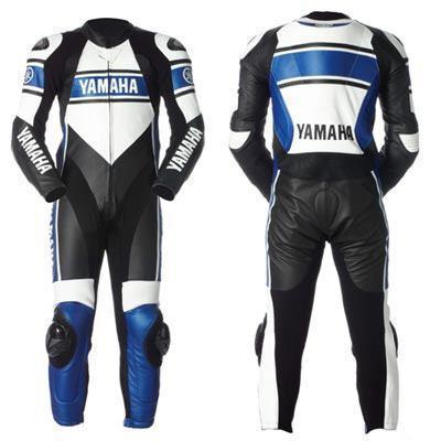Yamaha motorcycle leather suit men motorbike jacket trouser racing biker suit 2p