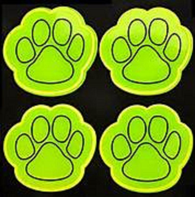 Brand new 8 pk paws & bars reflective stickers highly reflective high-visibility