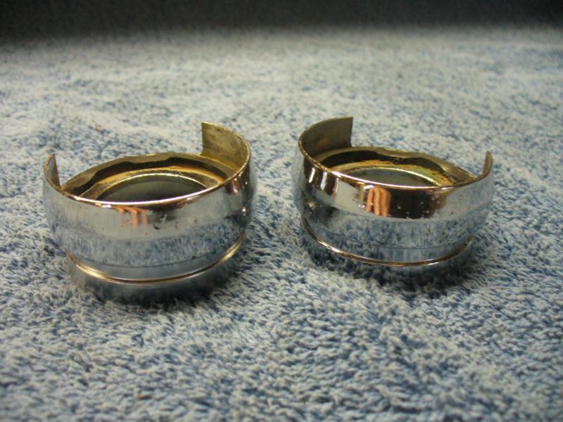 Honda  ct90 trail 1969-71    fork dust boot trim rings   #08023