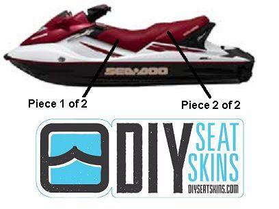 Gts gtx sea doo maroon seat skin cover 02 03 04 05 06/7 ~free manual available!~