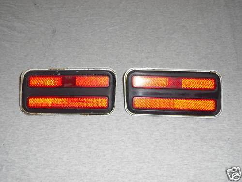1970-81 trans am red rear marker lights