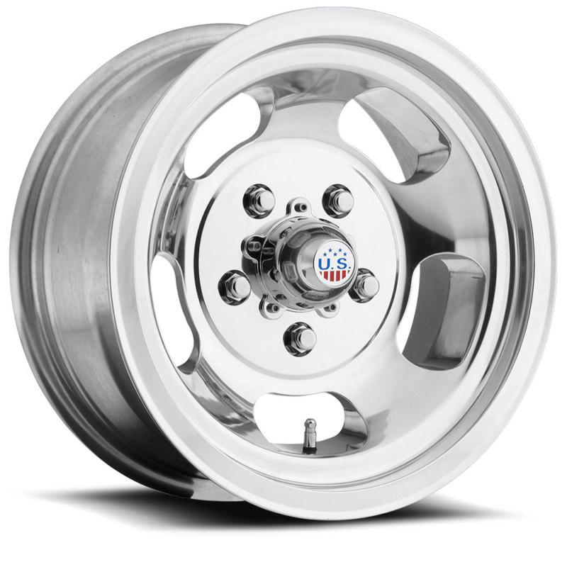 U.s. mag slotted polished wheels 15x7 5 lug ford with lugs 5x4.5 mercury