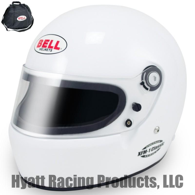 Bell xfm.1 classic racing helmet sa2010 & fia8858 - all sizes & color (free bag)