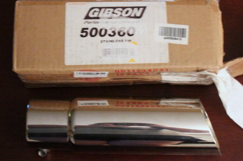 Stainless steel exhaust tip gibson 3 inch 500360