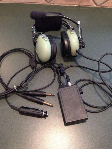 David clark h10-13x anr enc headset h10-60 h10-13.4 electronic noise cancelling 