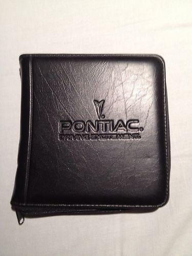 Pontiac leather 8 sleeve cd / dvd holder