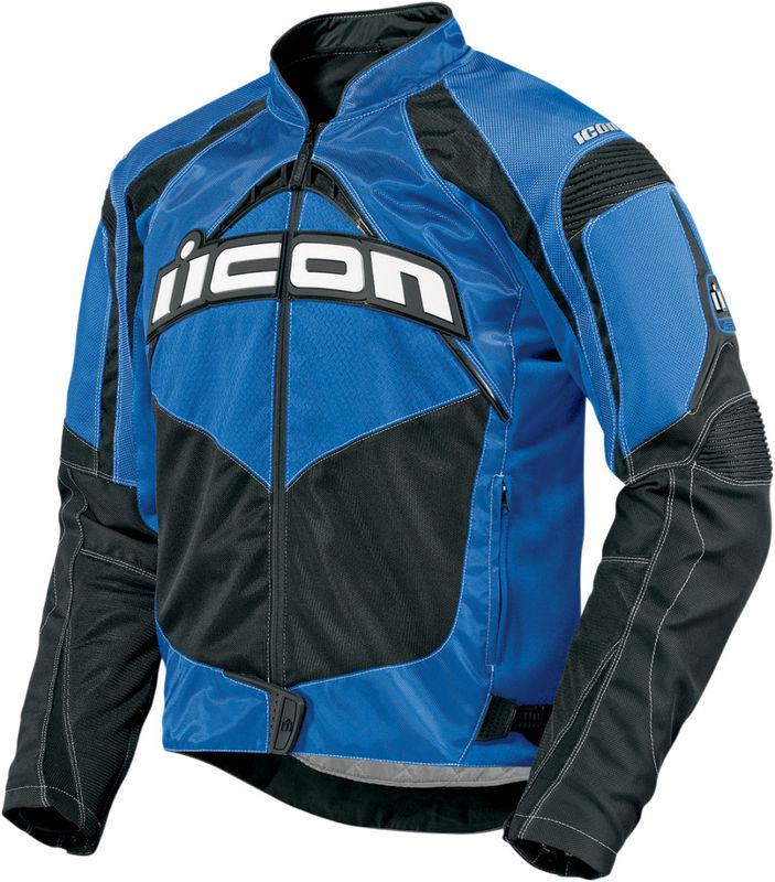 Icon contra blue textile jacket 2013 motorcycle