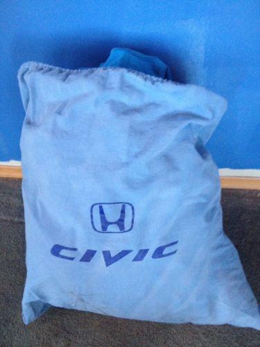 Oem honda civic si coupe car cover, rare blue! also fits 4 door 06-08 bmw 328i