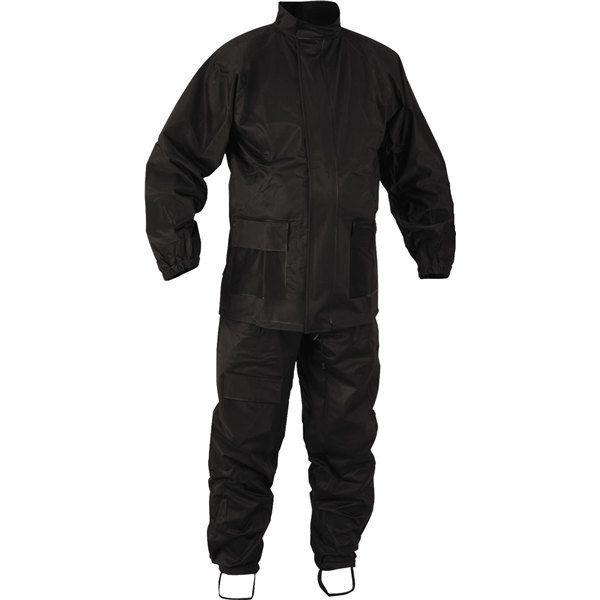 Black 3xl river road rainstorm two-piece rain suit