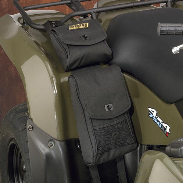 New moose atv bighorn black fender bag atv luggage water resistant