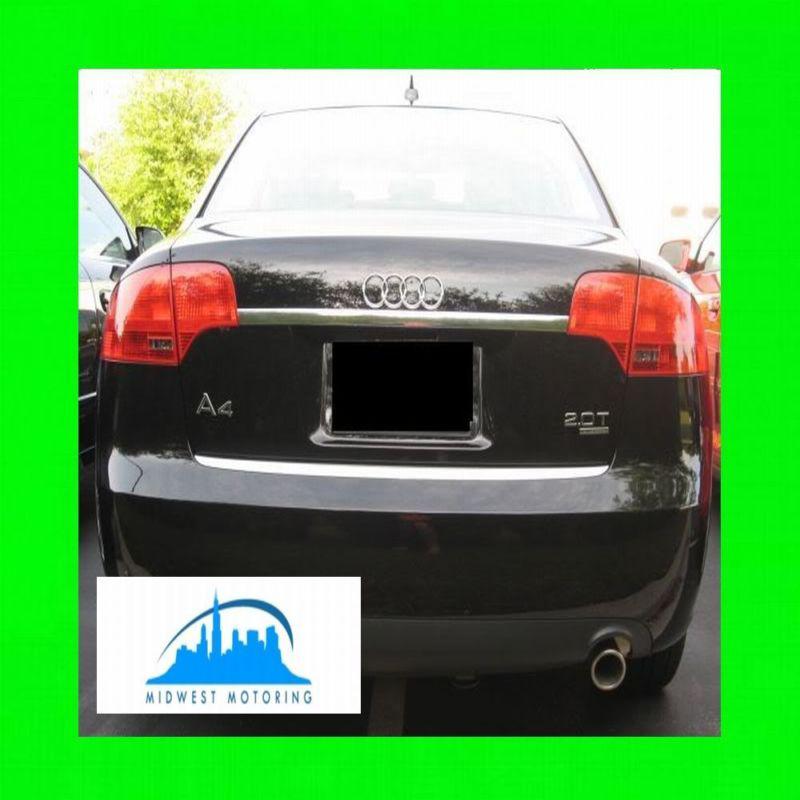 2005-2008 audi a4 precut chrome trunk trim molding w/5yr warranty