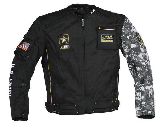 Power trip army alpha jacket black camo s/small