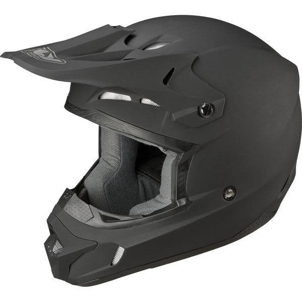 Matte black xxl fly racing kinetic helmet