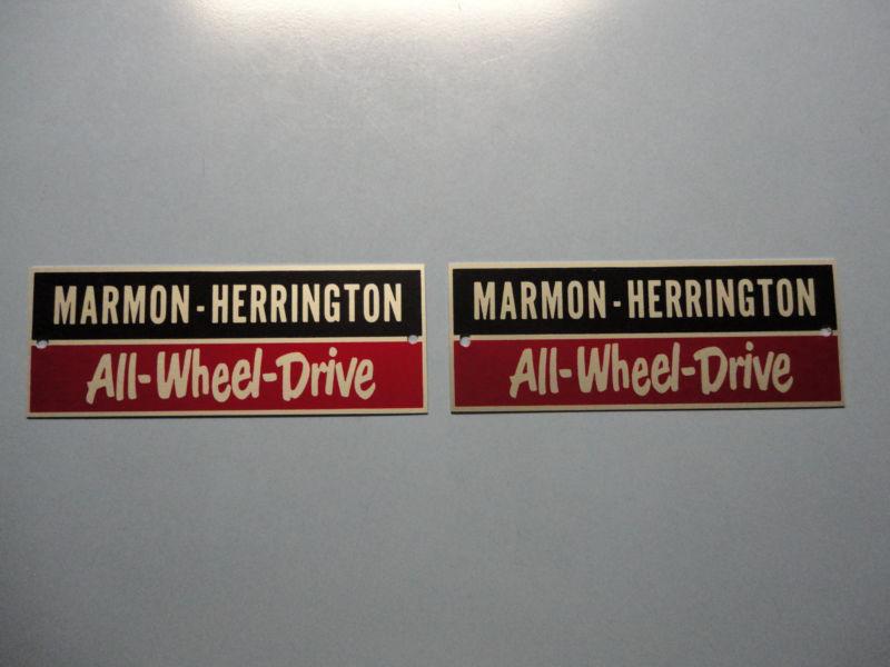 1953 ,54, 55, 56, 57 ford 4x4 marmon herrington hood badges, emblems, new 