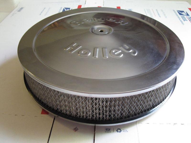 Holley 120-102 14in chrome air cleaner