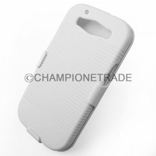 White stand phone case cover belt clip swivel holster for galaxy siii i9300 hot