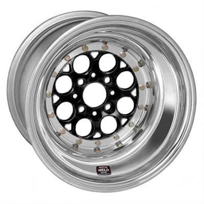 Weld racing magnum import drag black anodized wheel 15"x3.5" 4x100mm bc