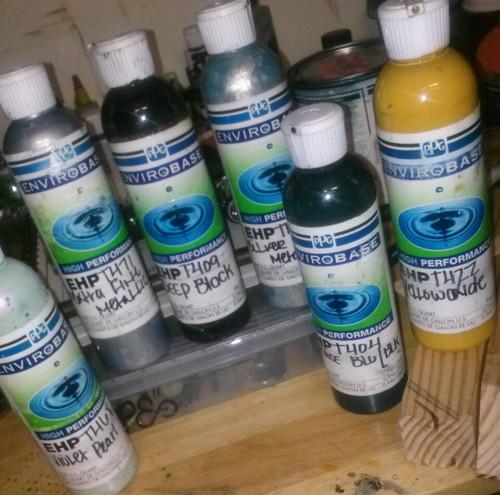 Ppg paint toners mixed lot