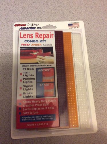 Glass star lens repair kit