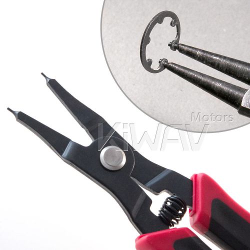 Kiwav motorcycle hand tool c-type retaining ring tool straight jaw for harley..