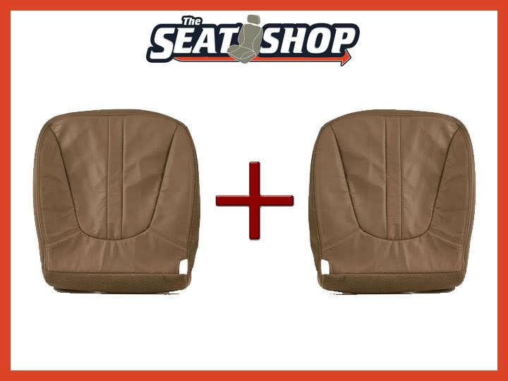 00 01 02 ford expedition med parchment leather seat cover lh & rh bottom
