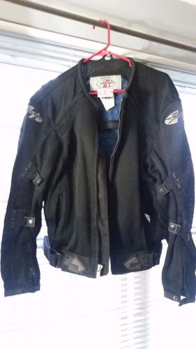 Joe rocket mesh black motor cycle jacket medium