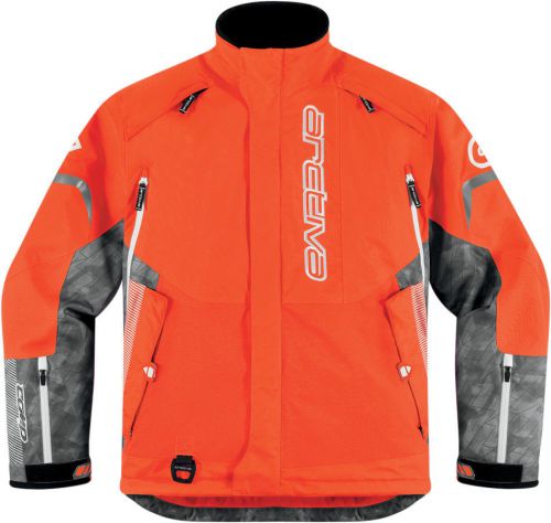 2014 arctiva mens comp 8 rr shell snowmobile jacket orange 2xl