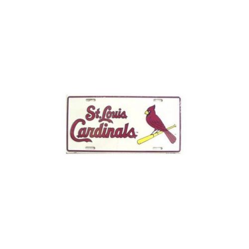 St. louis cardinals (white) license plate