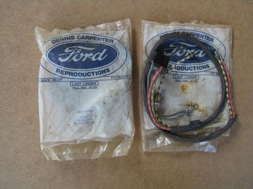 2 ford sets of 1940 headlight bucket wires   hot rod rat rod