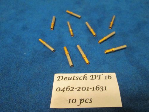 Deutsch 0462-201-1631 dt socket terminal, gold plated, solid style, 16-20 awg 10