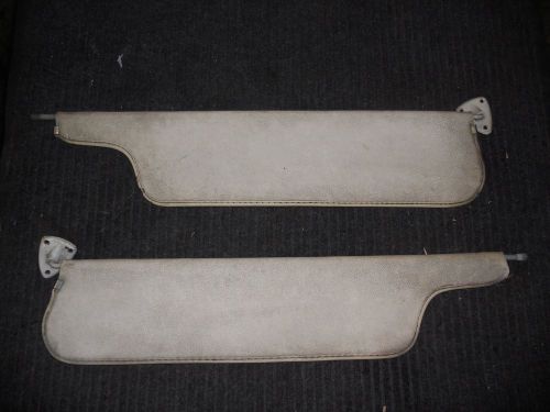 Sun visors 73 to 79 ford trucks and bronco part#d3tb-1004122-aa white