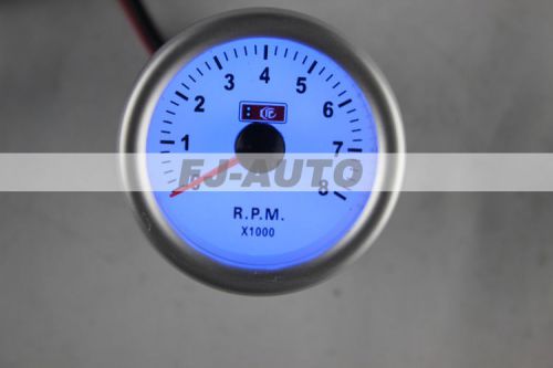 Hot sale universal blue led  2&#034;52mm rpm gauge 0-8000 tachometers