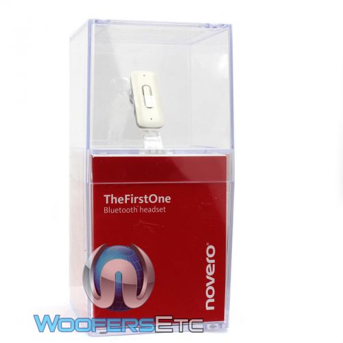 Thefirstone novero white bluetooth handsfree wireless earpiece new