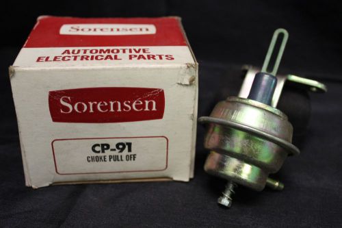 Vintage nos sorensen choke pull off cp-91 1975 - 1986 ford