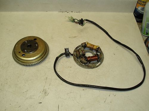 Yamaha 701 superjet waveraider waveblaster waverunner stator plate and flywheel