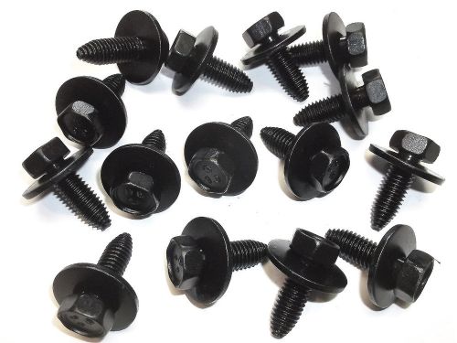 Lexus body &amp; fender bolts- qty.15- m8-1.25 x 25mm- 13mm hex- 24mm washer-#181